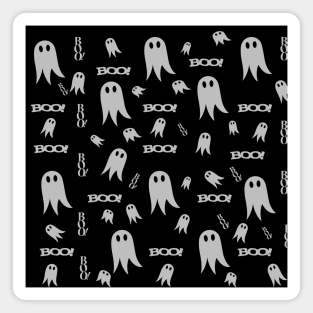 Ghosts Boo Halloween Magnet